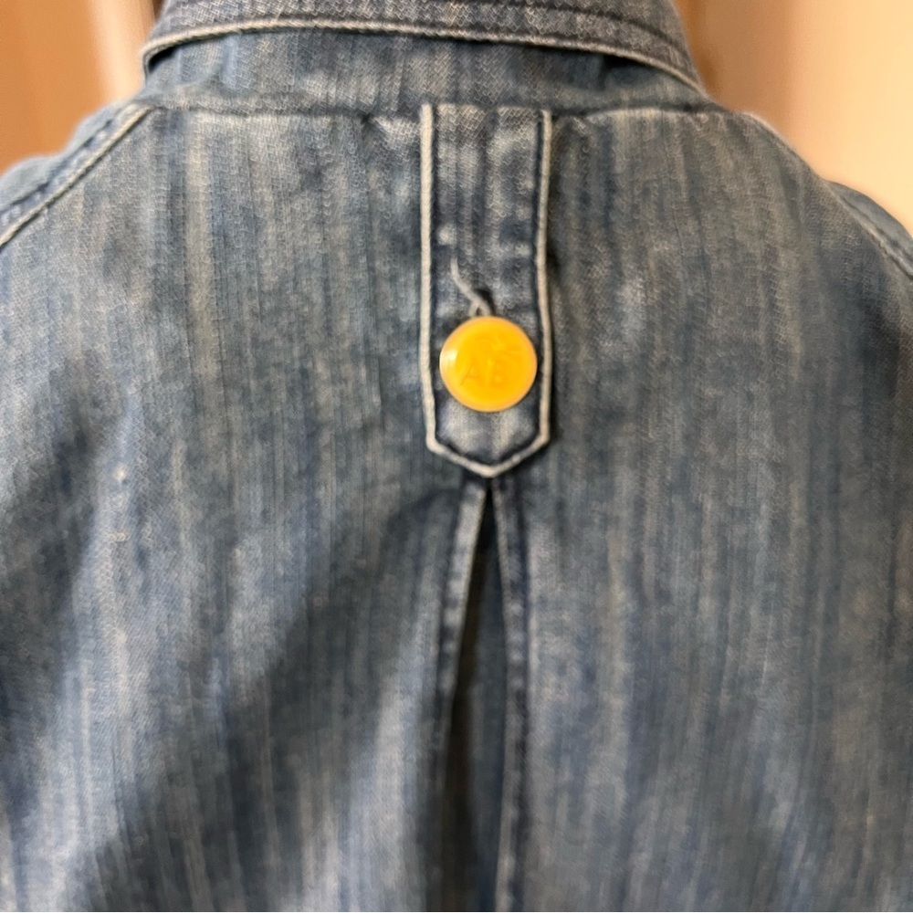 Vintage Apple Bottoms Denim Jacket with Yellow Signature Buttons - Picture 7 of 15